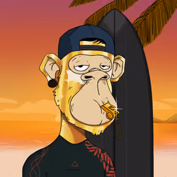 Chillin' Ape Surf Club #1222