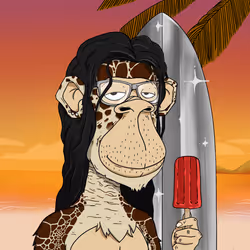 Chillin' Ape Surf Club #244
