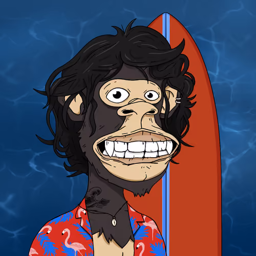 Chillin' Ape Surf Club #815