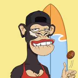 Chillin' Ape Surf Club #444