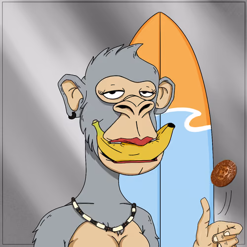 Chillin' Ape Surf Club #416