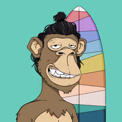 Chillin' Ape Surf Club #534