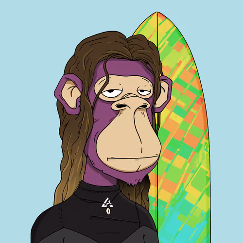 Chillin' Ape Surf Club #836