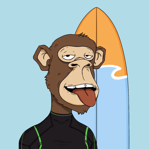 Chillin' Ape Surf Club #1235