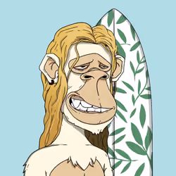 Chillin' Ape Surf Club #1945