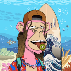 Chillin' Ape Surf Club #1933