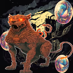 Mutant Feline Collars Official #1156