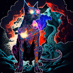 Mutant Feline Collars Official #1738