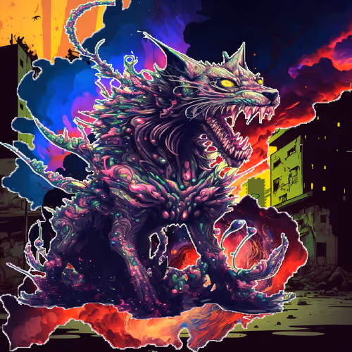 Mutant Feline Collars Official #1160