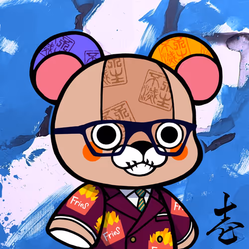 Calligraphy Art Bear 1-3