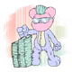 607