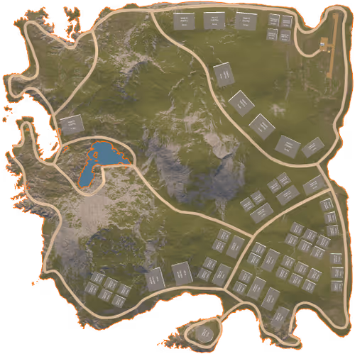 Polka City 3d Asset