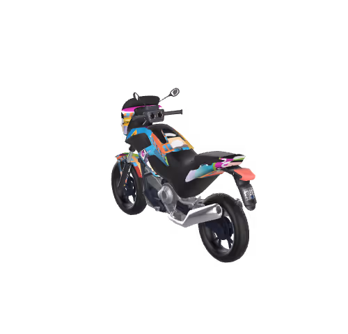 Polka City 3d Asset