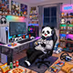 Casual Gamer Panda