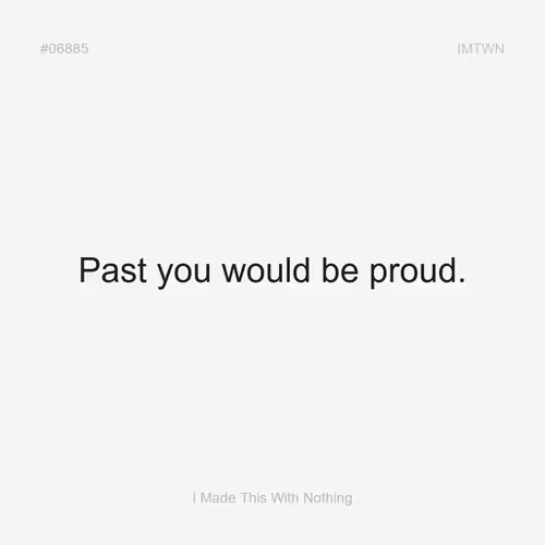 I Made This With Nothing #06885