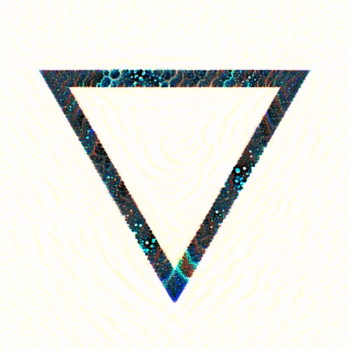 ABSTRACT OCEAN WATER RUNE