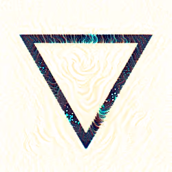 ABSTRACT WAVES WATER RUNE