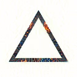 MOSAIC FLAMES FIRE RUNE