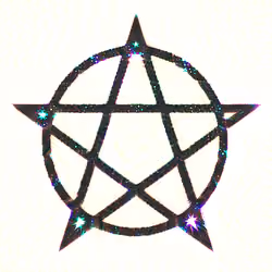GLIMMERING DARKNESS PENTAGRAM RUNE