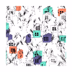 Abstracted Village by Hojo #306