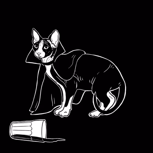 The Sad Cat #3395