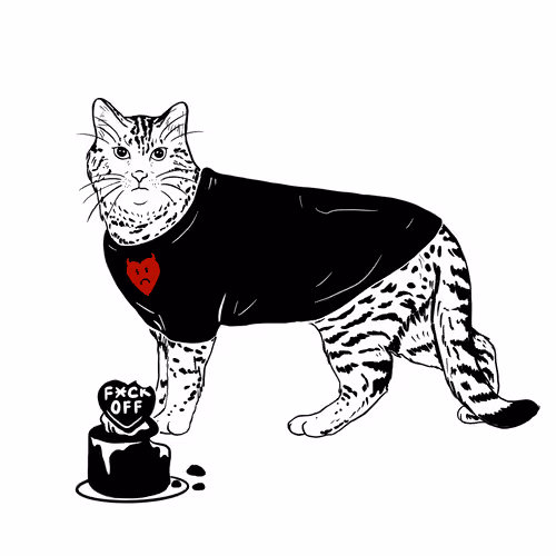 The Sad Cat #3394