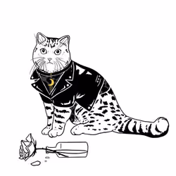 The Sad Cat #2575