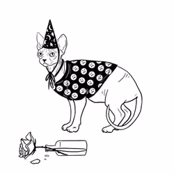 The Sad Cat #4580