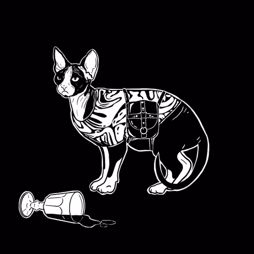 The Sad Cat #2302