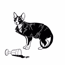 The Sad Cat #6386
