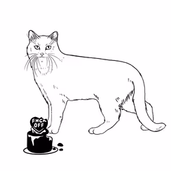 The Sad Cat #3535