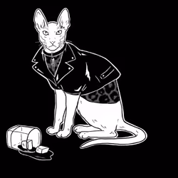 The Sad Cat #2504