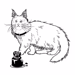 The Sad Cat #6665