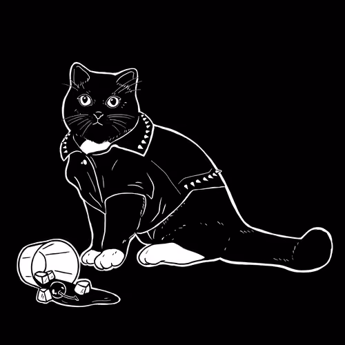 The Sad Cat #1872