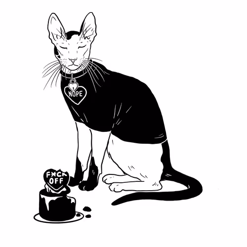 The Sad Cat #2901
