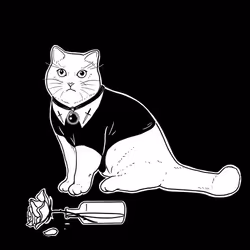 The Sad Cat #4123