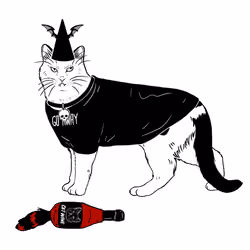 The Sad Cat #4110