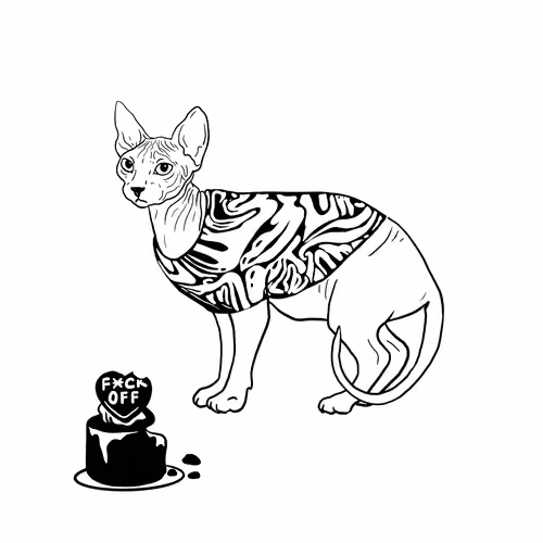 The Sad Cat #2303