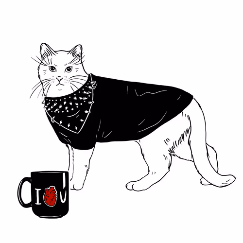 The Sad Cat #2058