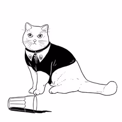 The Sad Cat #6085