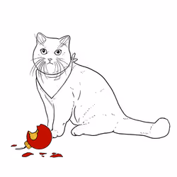 The Sad Cat #2326
