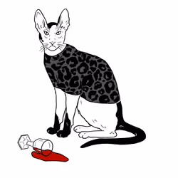 The Sad Cat #3818