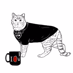 The Sad Cat #2750