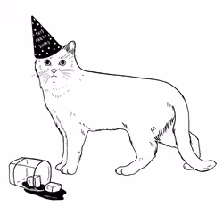 The Sad Cat #4487
