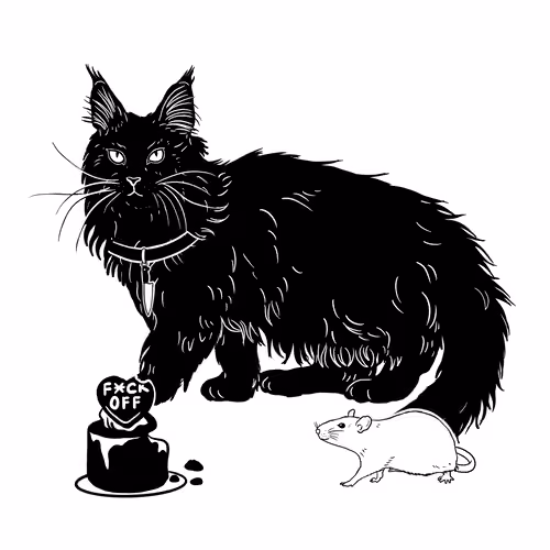 The Sad Cat #3435