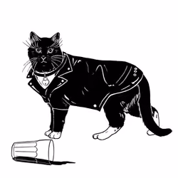 The Sad Cat #3671