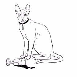 The Sad Cat #6754