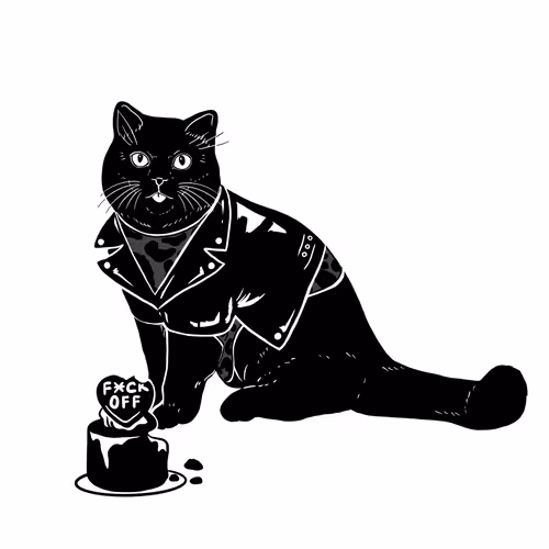 The Sad Cat #4385