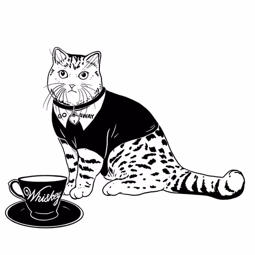 The Sad Cat #2986