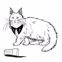 The Sad Cat #2609
